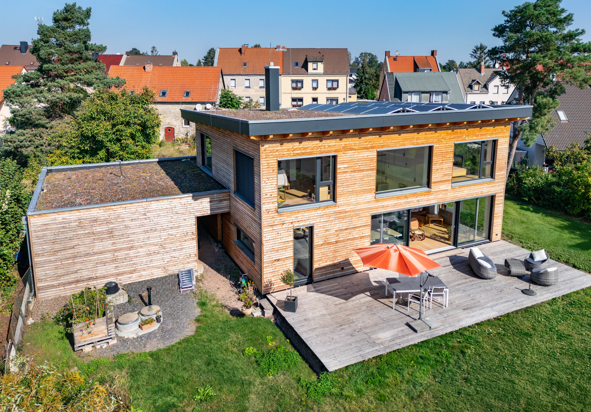 kunzehaus Einfamilienhaus in Halle in Holzrahmenbauweise